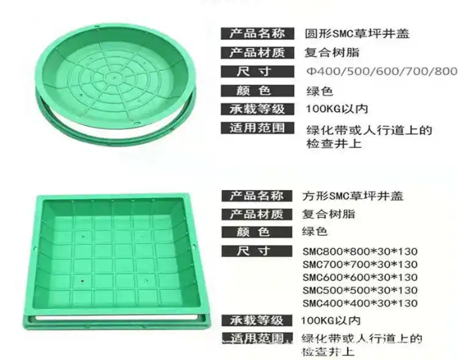 柳江树脂复合种植井盖展示