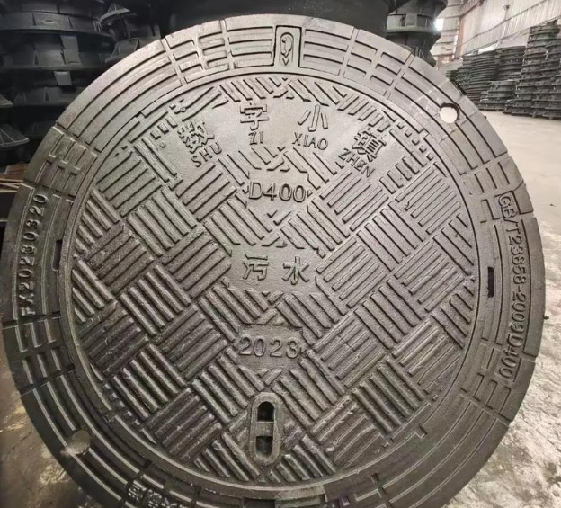 柳江球墨铸铁防沉降井盖展示